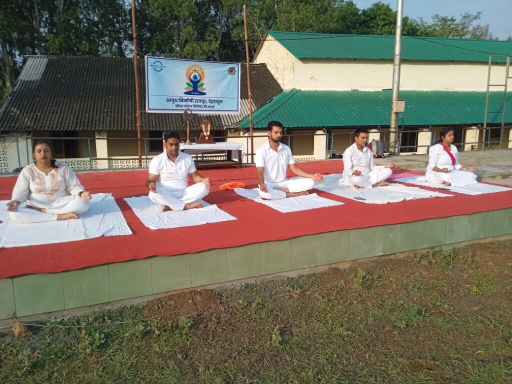 International Yoga Day 2023 at India Optel Limited.